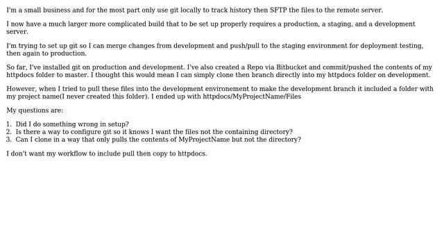 Can I git clone into a directory without cloning the project name as a directory (using bitbucket)? смотреть онлайн