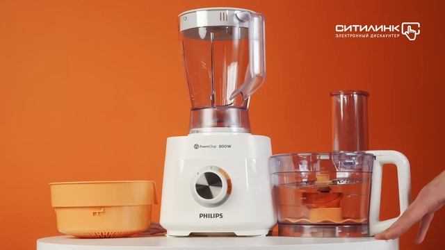 Обзор кухонного комбайна PHILIPS HR7510 | Ситилинк смотреть онлайн