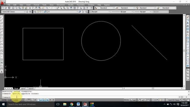 AutoCAD 2010 introduction смотреть онлайн