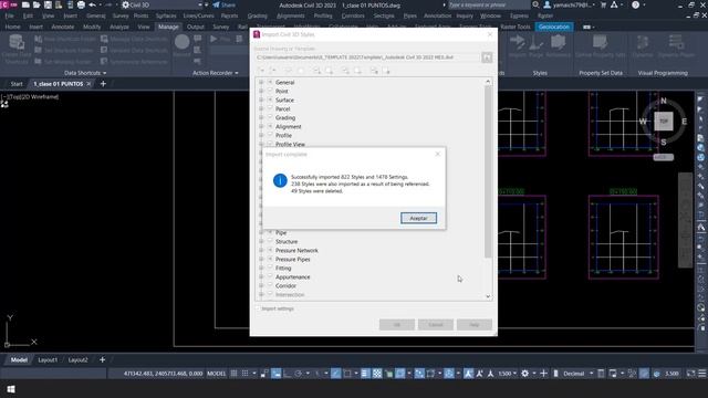Autodesk civil 3d 2023 desde 0, parte VII "IMPORTAR PLANTILLAS" смотреть онлайн