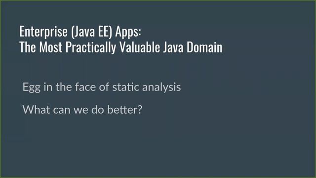 Teaser for PLDI'20 paper "Static Analysis of Java Enterprise Applications. Frameworks and Caches... смотреть онлайн