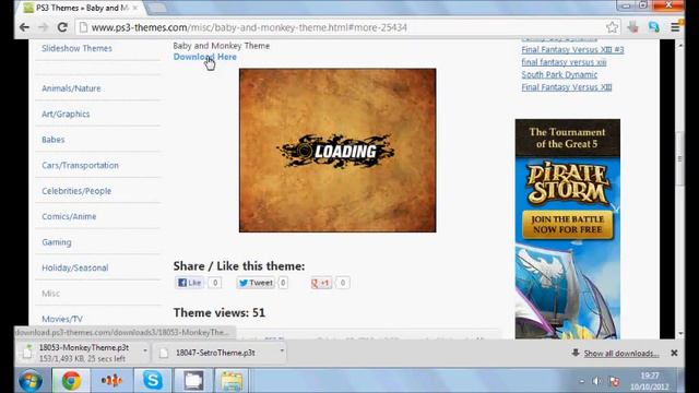 How to get Free Themes on Ps3 Tutorial смотреть онлайн
