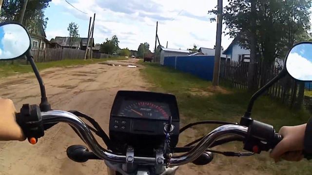 Покатушка в лес на мопеде альфа|уехали на рыбалку. смотреть онлайн