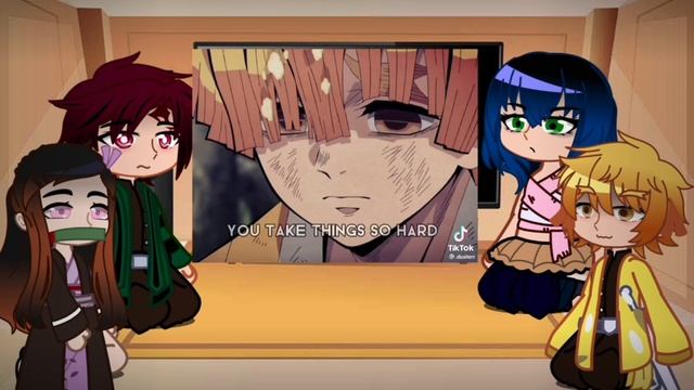 Demon Slayer reacts to… Zenitsu ! || Angst || Read desc смотреть онлайн