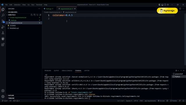 How to Create requirements.txt | Python смотреть онлайн
