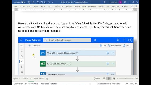 Office Scripts and Azure Cognitive Services a Translator API Demo смотреть онлайн
