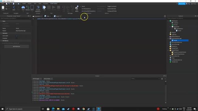 Basic Events Roblox Studio!! Lua JavaScript смотреть онлайн