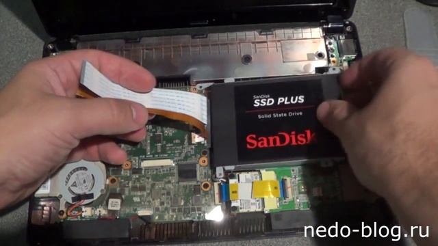 Замена HDD на SSD в нетбуке Asus EEE PC. Увеличение оперативной памяти в нетбуке Asus EEE PC смотреть онлайн