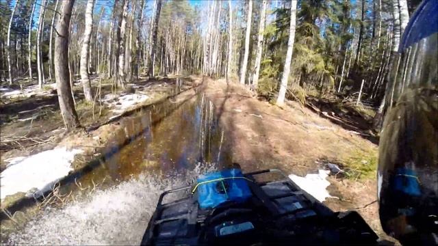 Квадро пробег на мыс Чалка 110415г. смотреть онлайн