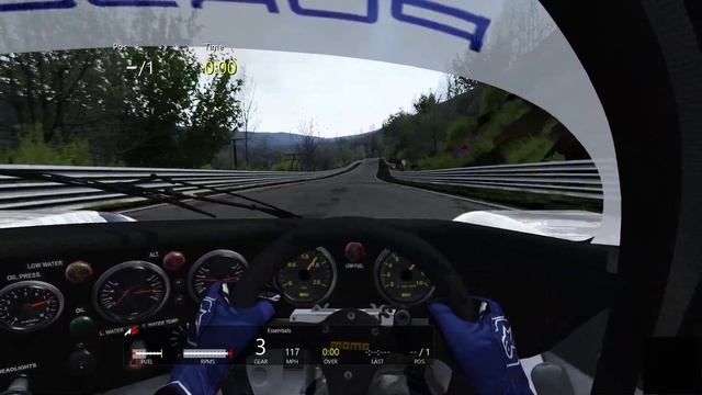 Still failing to get round the Nordshleife in a (simulated) Porsche 962C short-tail смотреть онлайн