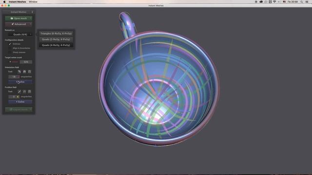 Instant Meshes: обзор на русском смотреть онлайн