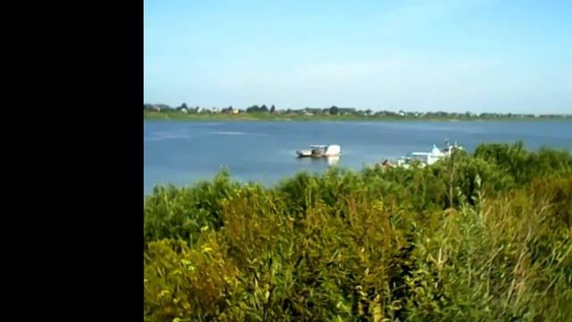 Вид с дамбы. Река Томь. смотреть онлайн