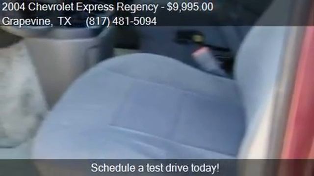 2004 Chevrolet Express Regency Conversion for sale in Grapev смотреть онлайн