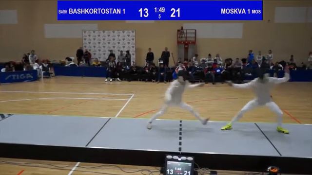 3 МЕСТО БАШКОРТОСТАН-1 - МОСКВА-1 РАПИРА ЮНИОРЫ КОМАНДНЫЕ ПР2016 29 ЯНВАРЯ смотреть онлайн