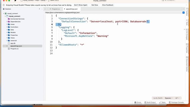 How to connect ASP.NET MVC Web Application with MySQL database | ASP.NET macOS Part 02 | phpMyAdmin смотреть онлайн