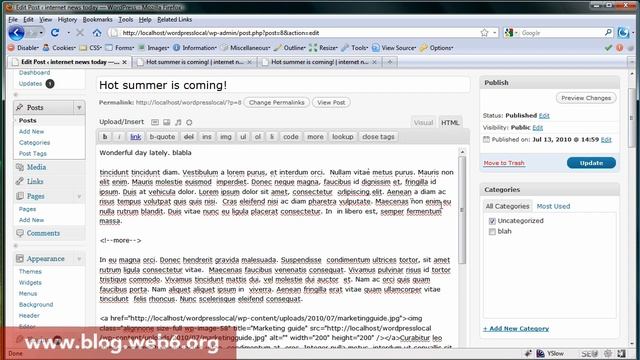 Insert image to wordpress 3 tutorial смотреть онлайн
