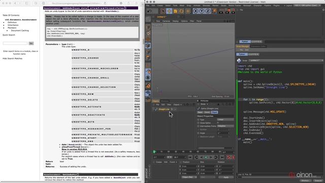 [17-01] CINEMA 4D Python Tutorial - Create Straight Spline смотреть онлайн