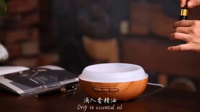 300ml Aroma Essential Oil Diffuser Air Purifier Mist Maker смотреть онлайн