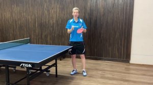 Как подать обратную подачу в настольном теннисе