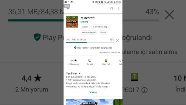 Minecraft - Google Play Store'den satın aldım!! смотреть онлайн