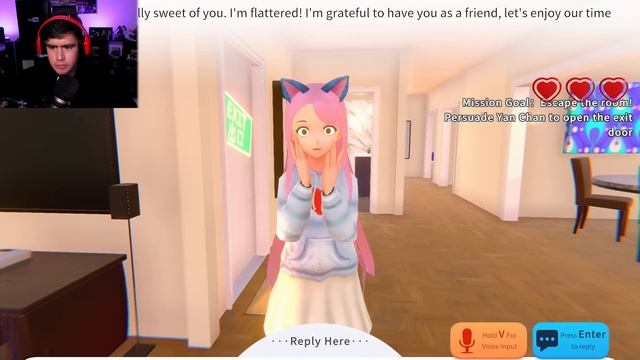 I TRICKED THE YANDERE AI GIRLFRIEND BY BEING A YANDERE MYSELF TO ESCAPE FROM HER