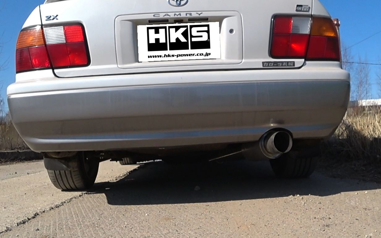 HKS silent Hi Power-Toyota camry sv43 смотреть онлайн