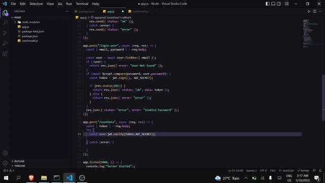 #4 Login Register authentication in React using Node JS Mongo DB-2 and JWT Token | Learn MERN Stac смотреть онлайн