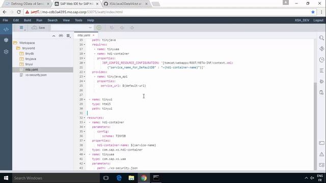 SAP HANA Academy - Web IDE for HANA: OData v4 with Java - Part 2 [2.0 SPS 00] смотреть онлайн