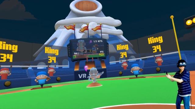 대파로 마구를?! 장난감 야구나라에 나타난 괴력의 홈런타자! [VR Slugger: The Toy Field / HTC VIVE 무결] смотреть онлайн