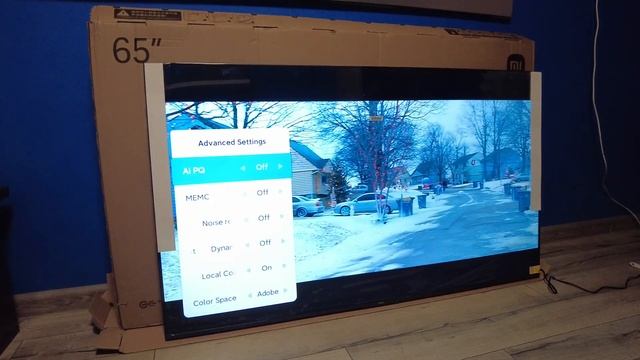 Redmi L65R8-X. Как работает MEMC. Сравнение с Xiaomi EA70