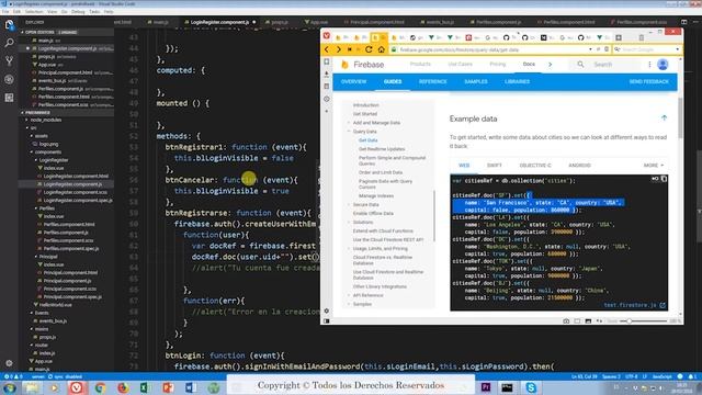 FireBase Vue: Registro Crear Perfil смотреть онлайн