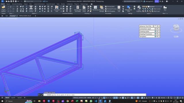 ESTRUCTURAS METALICAS - PROYECTOS ESTRUCTURALES EN ACERO - AUTOCAD ADVANCE STEEL смотреть онлайн
