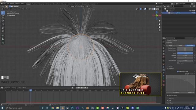 Tutorial: Hair Dynamics In Blender смотреть онлайн