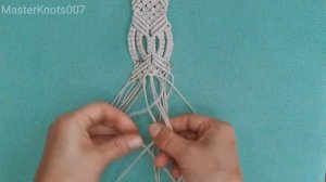 Пояс макраме в стиле бохо/Boho belt in macrame technique
