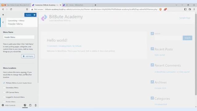 WordPress Website's Theme Customization | Astra Theme Customization #wordpresstutorial #astratheme смотреть онлайн