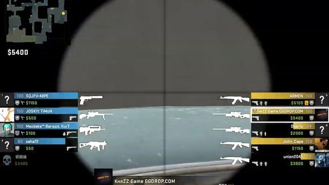 CS:GO Эйс с AWP смотреть онлайн