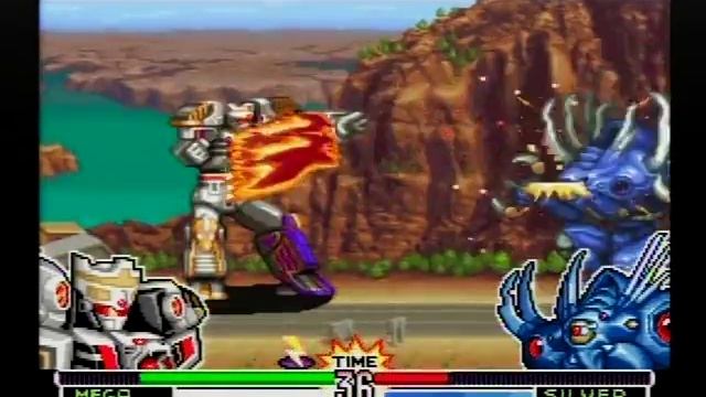 Mighty Morphin Power Rangers The Fighting Edition - SNES Mega Tigerzord Longplay (Hard Difficulty) смотреть онлайн