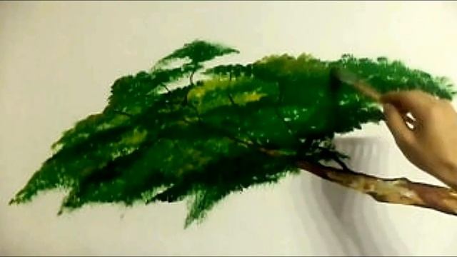 How to draw a tree on the wall / Как нарисовать дерево на стене/ смотреть онлайн