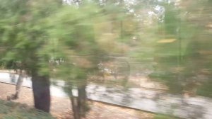 Евпаторийский трамвай от гостиницы Украина до ул.Пионерская  22.10.2021г.