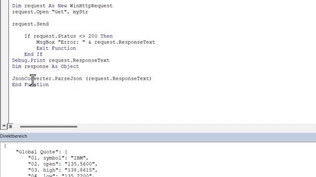 VBA-JSON Converter in Access смотреть онлайн