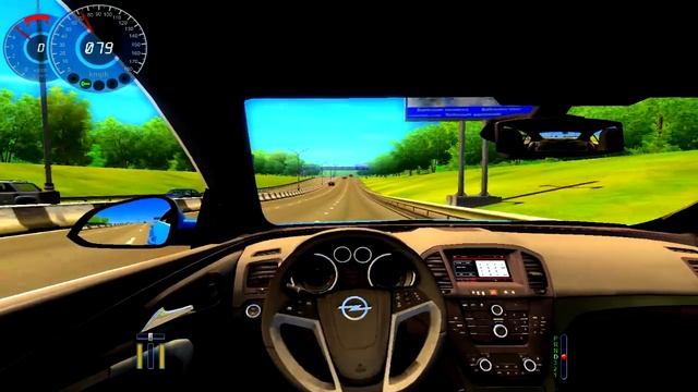 Opel Insignia OPC - City Car Driving - Logitech G27 смотреть онлайн