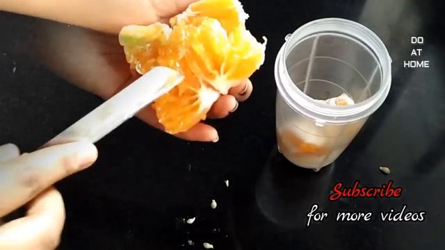 How To Make Fresh Orange Juice In A Blender-Quick & Easy Way To Make Juice-DO AT HOME смотреть онлайн