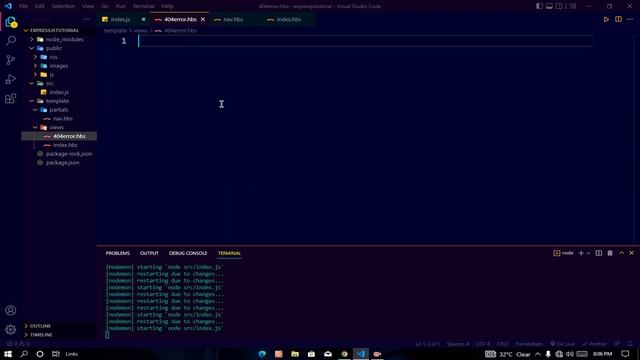 Add 404 Error Page || Express.JS смотреть онлайн
