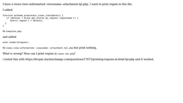 Drupal: How to print a region in views.tpl.php? смотреть онлайн