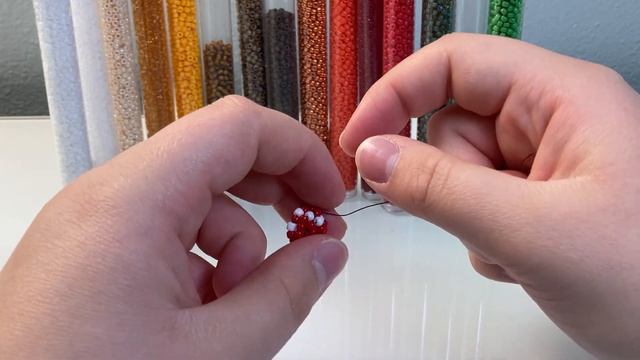 Simple Beaded Mushroom Tutorial смотреть онлайн
