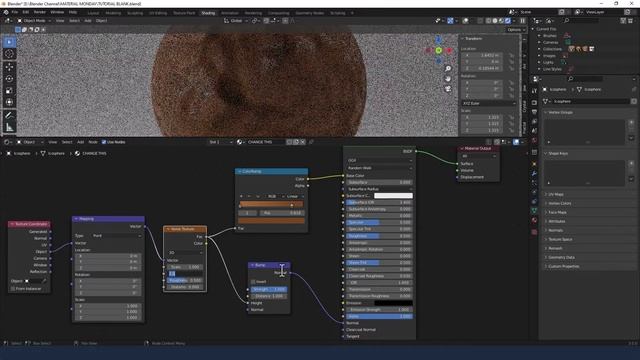 CREATE A NATURAL WOOD GRAIN PROCEDURAL MATERIAL IN BLENDER смотреть онлайн
