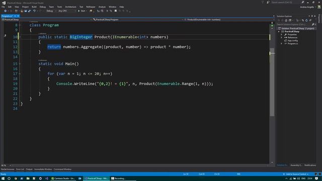 Practical C# - Aggregate in LINQ смотреть онлайн