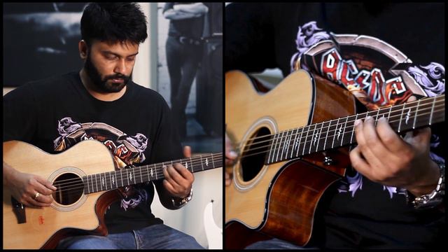 Wonderful Tonight | Eric Clapton | Instrumental | Acoustic Guitar Cover | Sandeep Kamath смотреть онлайн