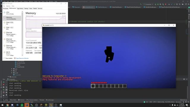 Composter Dynamic Chunk Load Testing - Custom Minecraft Beta 1.7.3 Server Implementation смотреть онлайн