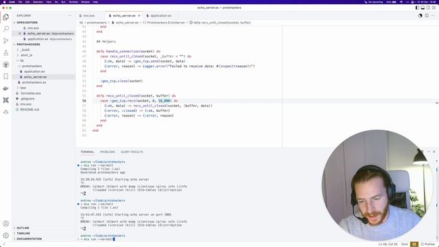 Protohackers in Elixir: day 0 - Setup and Smoke Test смотреть онлайн